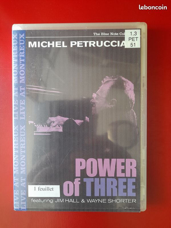 DVD Michel Petrucciani Featuring Jim Hall & Wayne Shorter – Power Of Three (image 1)