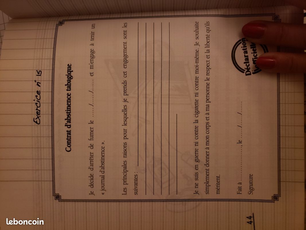 Cahier en Finir avec la cigarette (image 4)