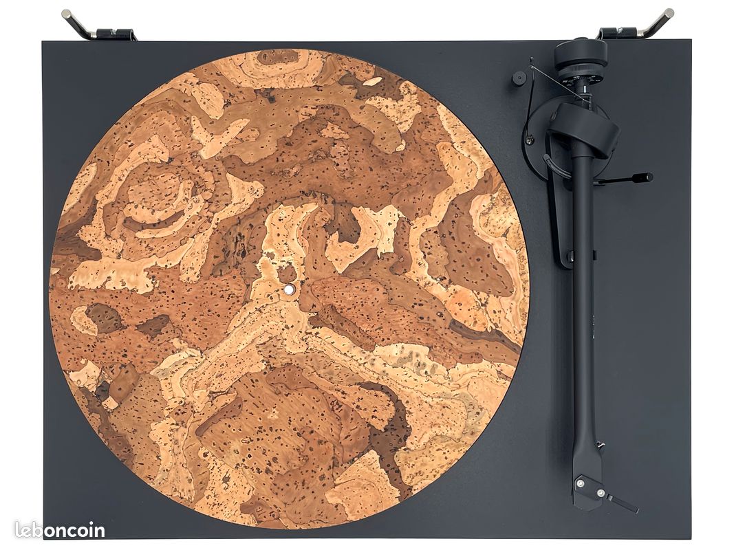 Tapis En Liège Antistatique 12 Pouces Pour Platine Vinyle – Coussin D'Enregistrement Antidérapant, Anti-Choc & Réduction Bruit – Qualité Audiophile