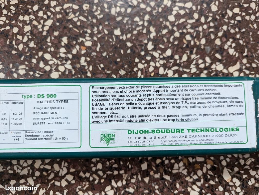 Brasure pour soudure DS980 (image 3)