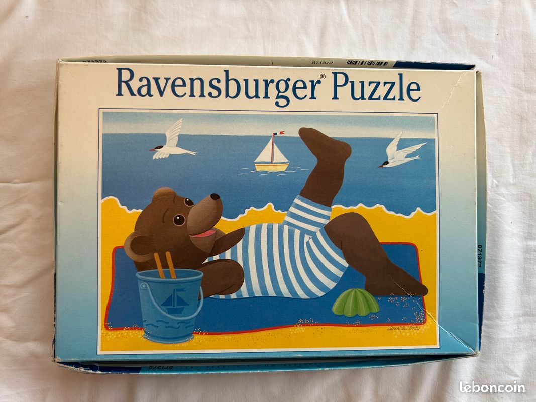 Educa – 2 Puzzles Petit Ours Brun – 20 Pièces Chacun – Dès 4 Ans
