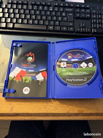 Jeu PS2 UEFA Euro 2008 - PlayStation 2 - Bon état - Sans Notice - Version Française