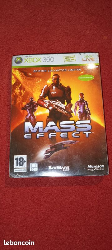 XBOX 360 Mass Effect - Édition Collector Limitée - Bon état Avec Boîtier Et Notice
