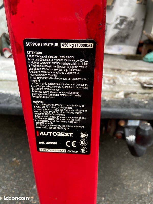 NSR - Plots plastique pour support moteur F1 - 1204