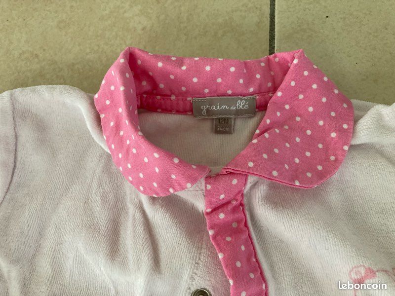 3 pyjamas hiver et 4 bodies manches longues lot ou à la pièce (image 7)