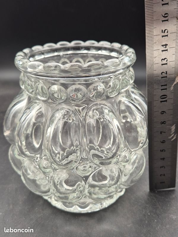 Globe applique suspension en verre transparent (image 3)