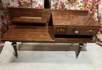 Coiffeuse danoise en placage palissandre des années 1960