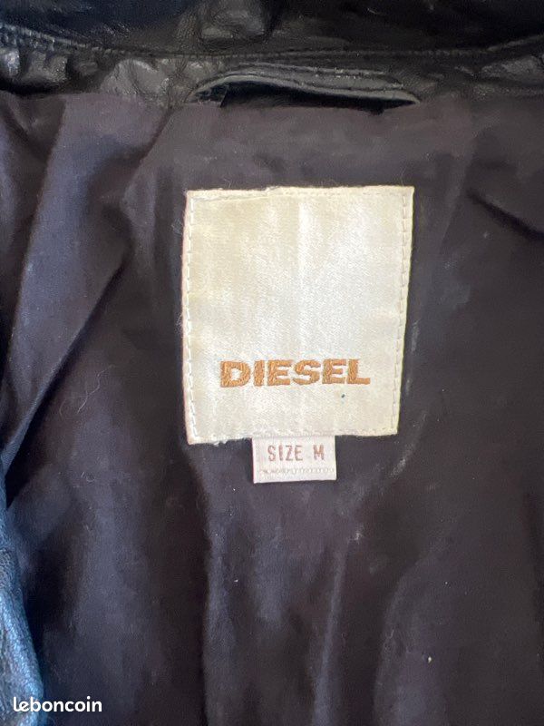 Blouson cuir diesel (image 3)