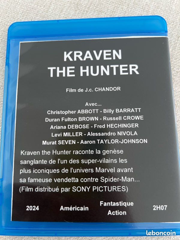 KRAVEN THE HUNTER en Blu-ray (image 3)