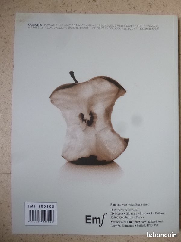 Calogero - Pomme C - Livre de partitions (image 2)