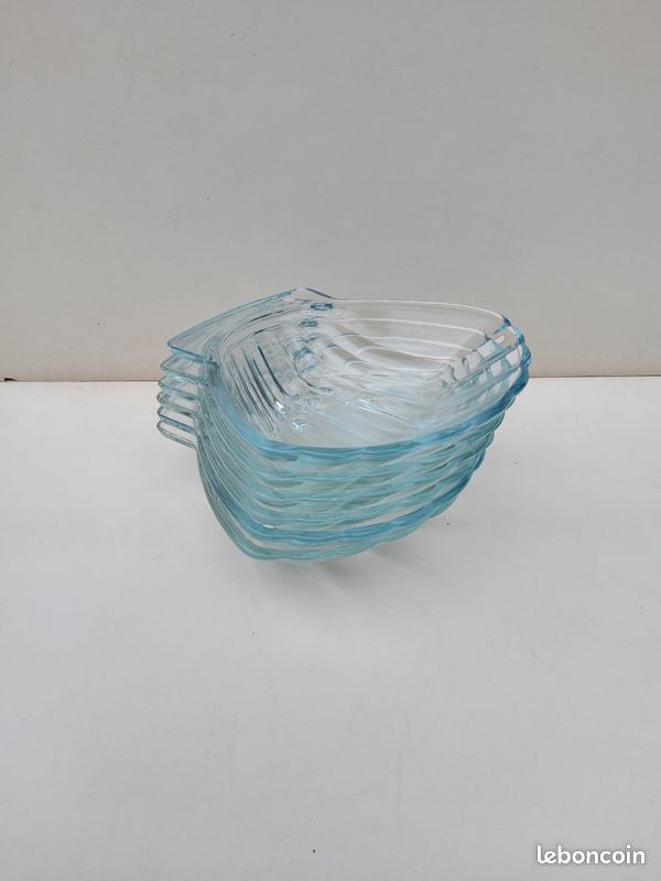 Lot de 6 Ramequins "Coquille Saint-Jacques" Vintage - Pyrex France (image 3)