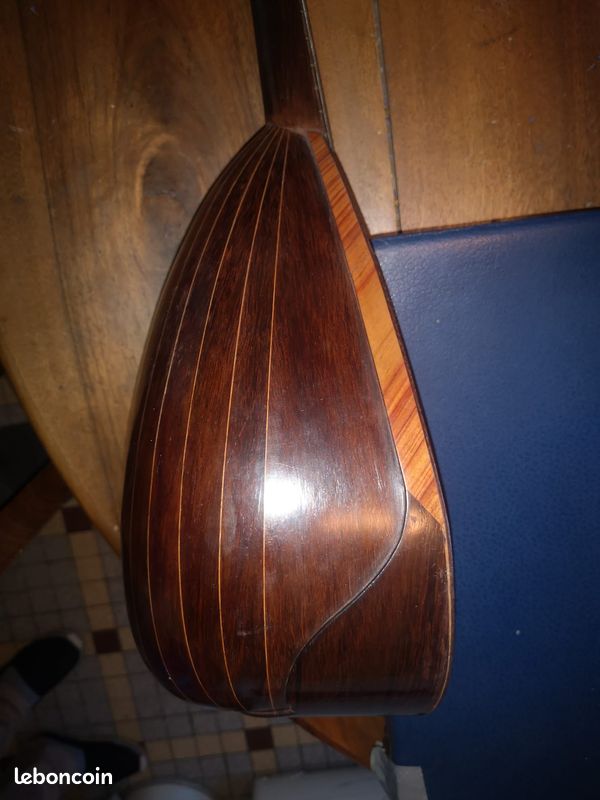 Mandoline ancienne Luigi Salsedo (Naples, vers 1900) + étui (image 6)