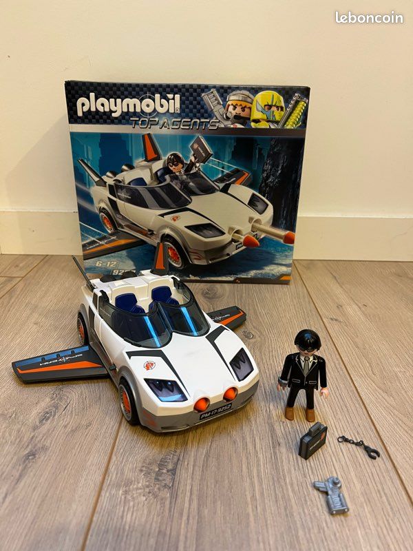 Playmobil top agents 9252 voiture de l’agent pilote (image 2)