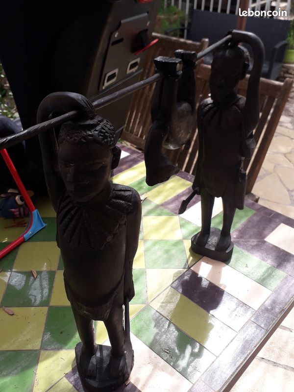 Statue en bois africaine (image 8)