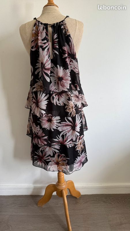 Robe Rinascimento Femme Noire Taille M - Classique, Coton, Sans Manches, Neuve Avec étiquettes