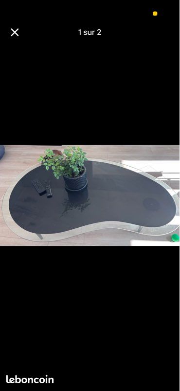 Table basse en verre (image 1)
