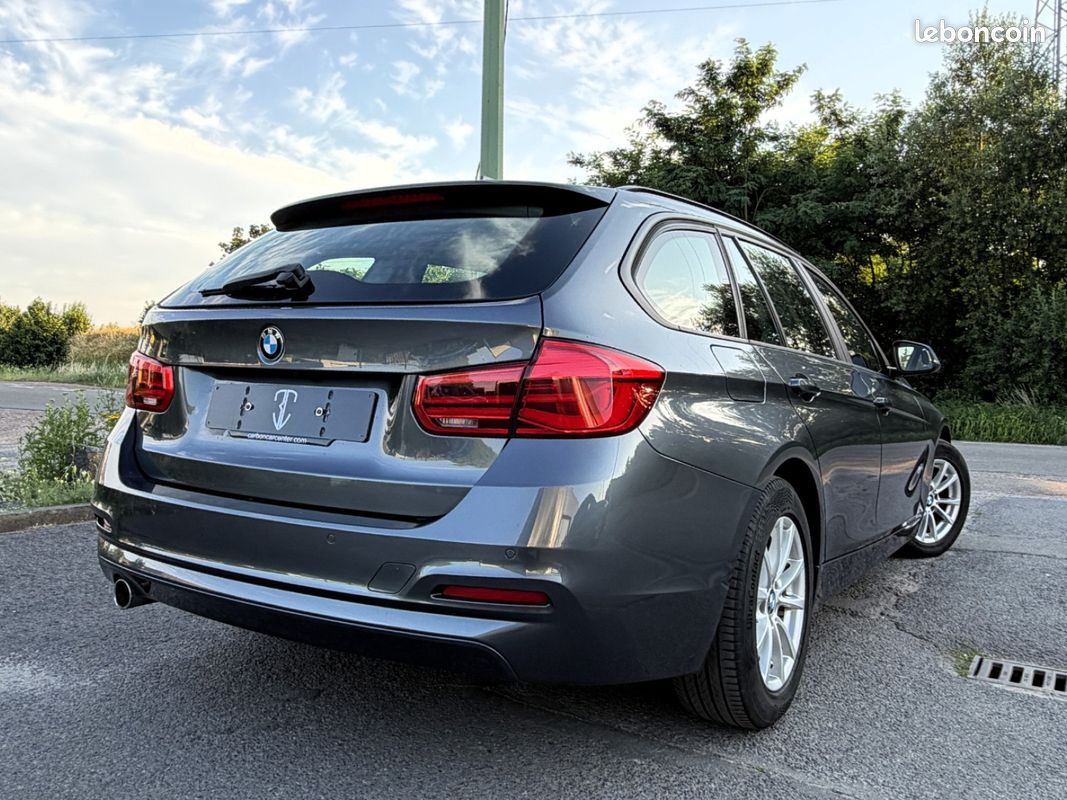 BMW SERIE 3 TOURING F31 LCI2 318d BVA8 PARFAIT ETAT/CUIR/CAMERA/FULL LED/NAVI PRO/HISTO BMW/GARANTIE (image 11)