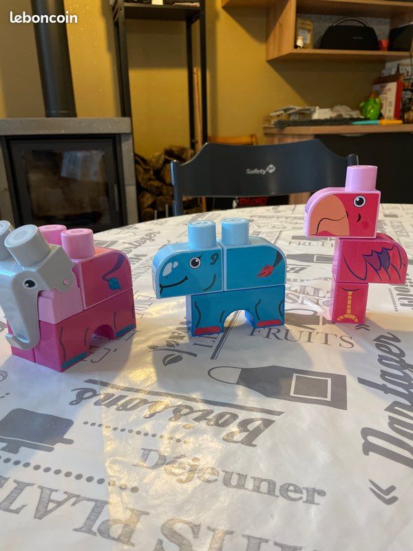 Lot d’animaux en cubes de construction (image 3)