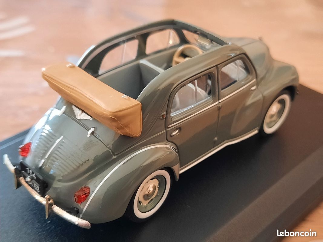 Renault 4cv berline decouvrable type r 1062 de 1953 - 1/43 (image 2)