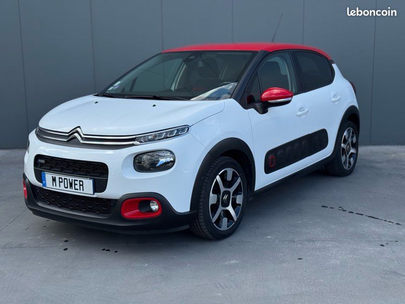 Citroen c3 boîte auto eat6 1.2 thp 110 cv shine pack bva / bi color / boîte automatique (image 1)