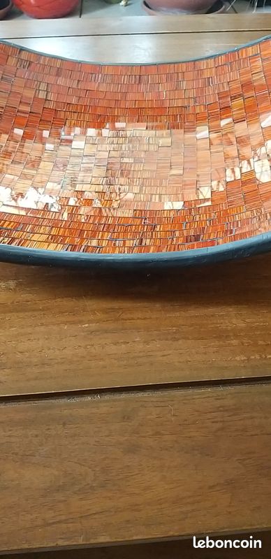 Coupe a fruits en mosaique de verre (image 3)