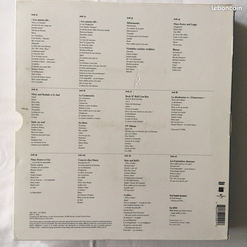 Nino Ferrer album 12 CD/BD/DVD (image 3)