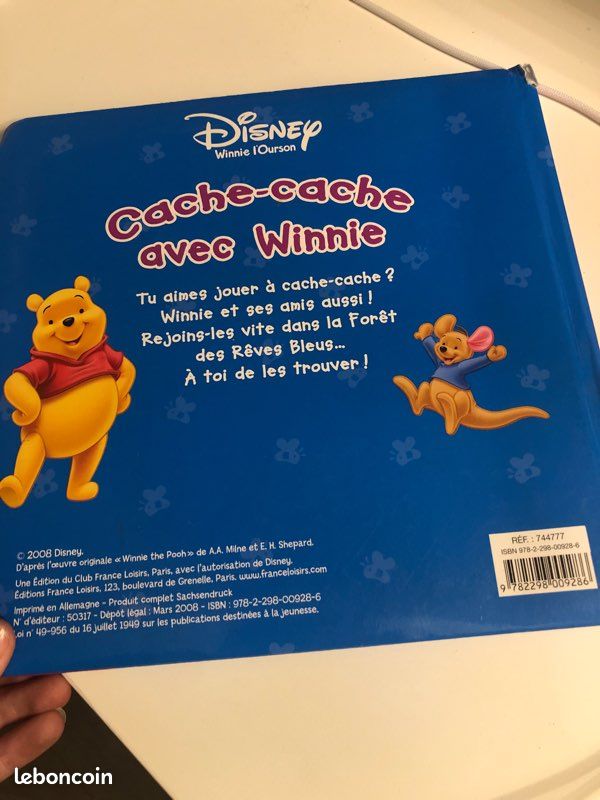 Cache cache avec Winnie l’ourson un livre avec des volets (image 2)