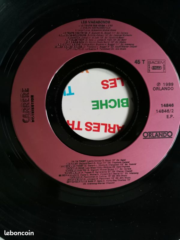 45T LES VAGABONDS / Le temps des yéyés (image 4)