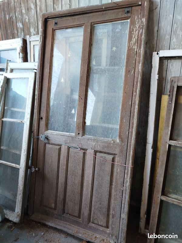 Porte ancienne pour cabane ou cabanon (image 2)