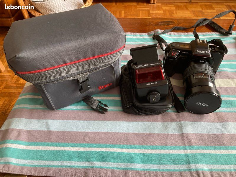 Appareil photo argentique Minolta X-700 35 mm avec objectif 50 mm