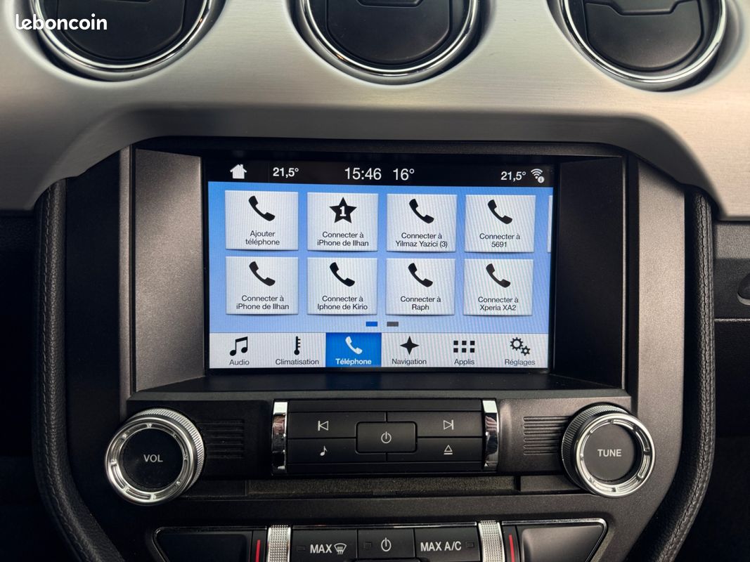 FORD MUSTANG CONVERTIBLE V8 5.0 421 GT BVA Garantie 12 Mois (image 23)