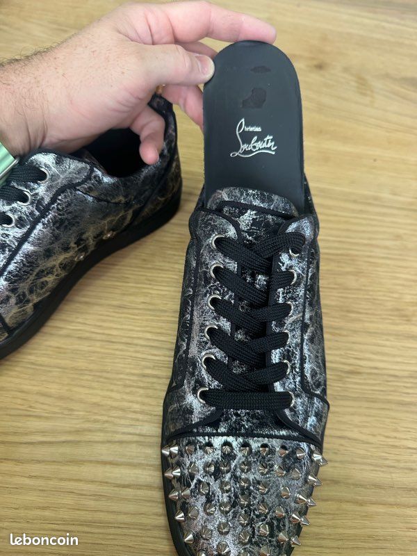 Christian Louboutin - Louis Junior Spikes Orlato - taille 42,5 - Neuve (image 10)