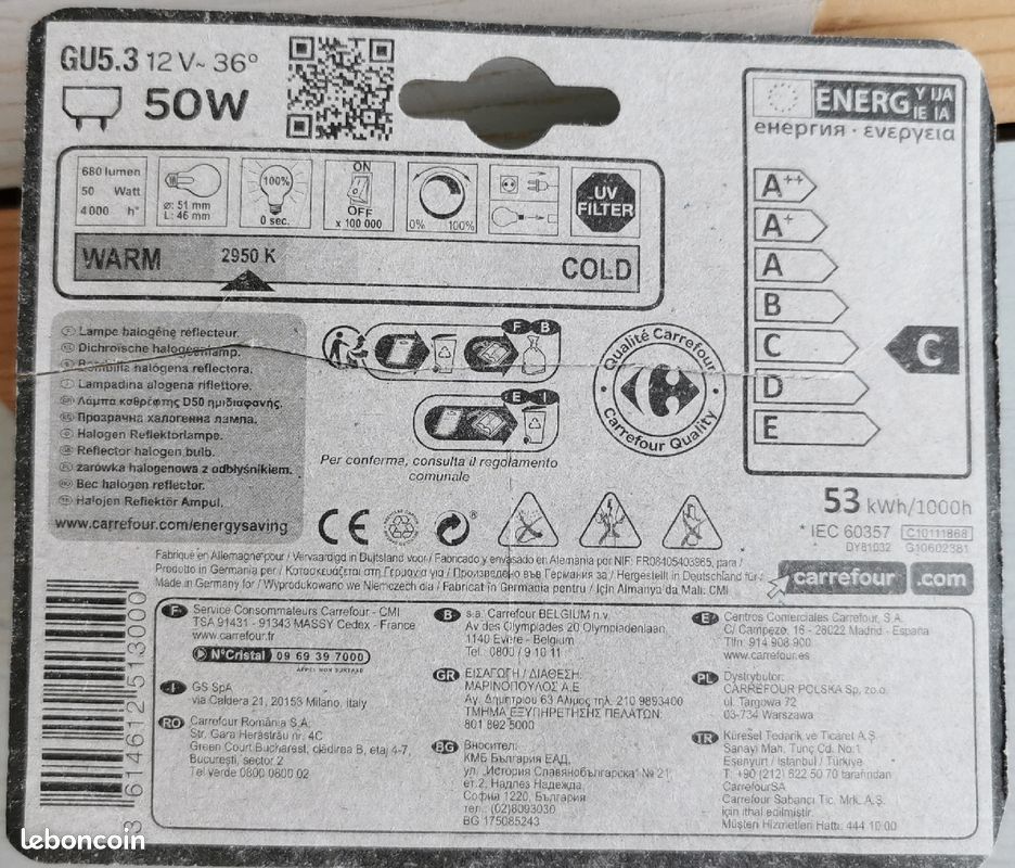 Ampoules 50W GU5.3 (image 2)
