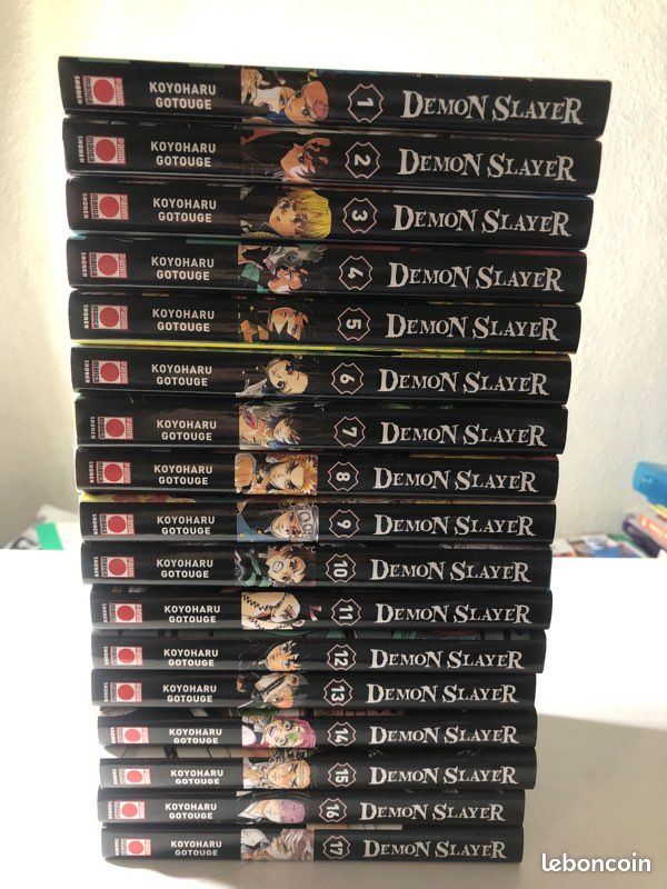 Démon slayer tome 1 à 17, état neuf ou presque (vendu) (image 2)