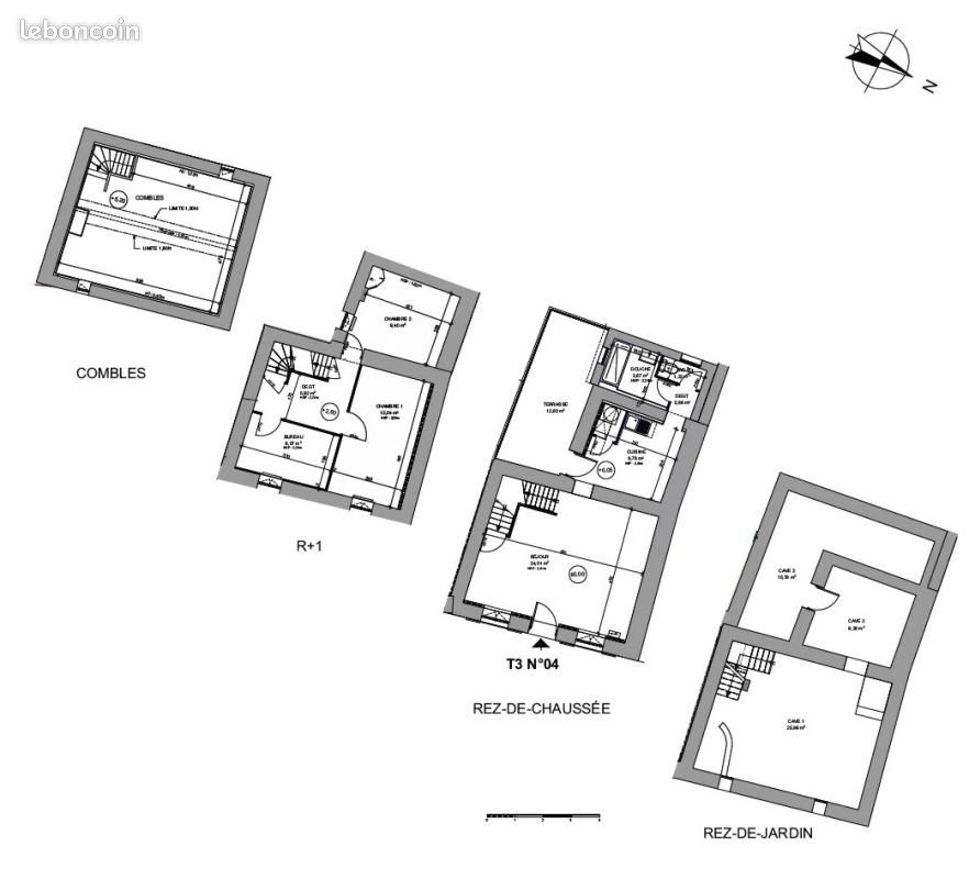 Appartement 3 pièces 72 m² · à Rochetaillée-sur-Saône · 72 m² · 1 108 €/mois
