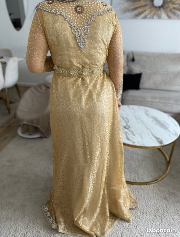 Caftan Marocain Caftan Couleur Bronze Caftan Marocain Vêtements