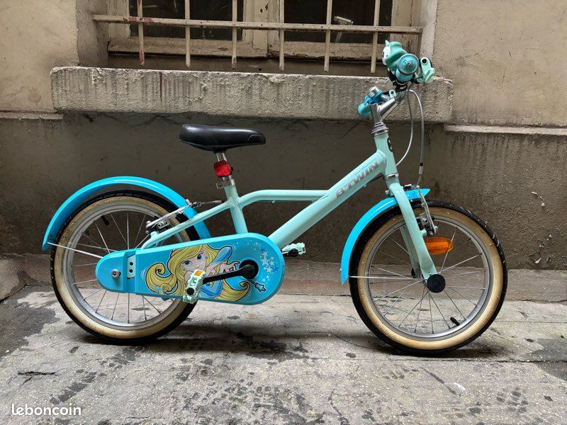 Velo BITWIN 500 Blue Princess 4-6 ans 16 pouces (image 1)