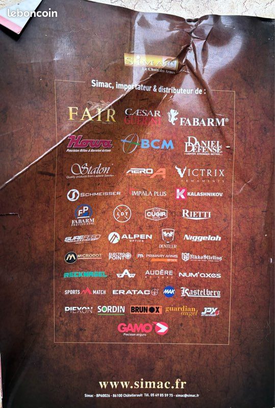 Catalogue SIMAC 2023 – Tir sportif / chasse / armurerie – brochure papier (image 2)