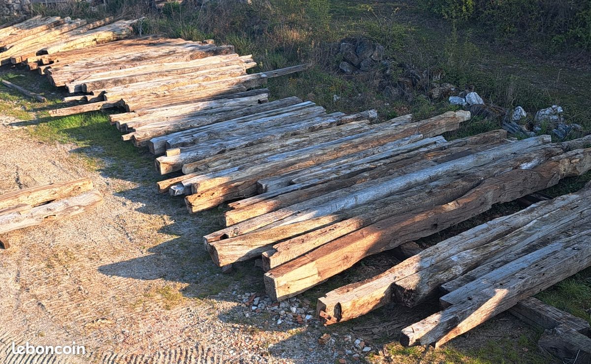 Poutres chêne et peuplier (image 1)