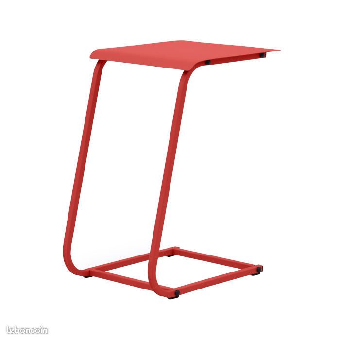Table basse de jardin acier cataphorèse - Violette II - L.35 x l.48 cm (image 1)
