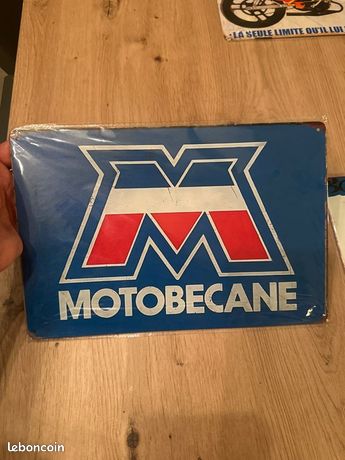 Plaque Motobecane À VENDRE! - FR