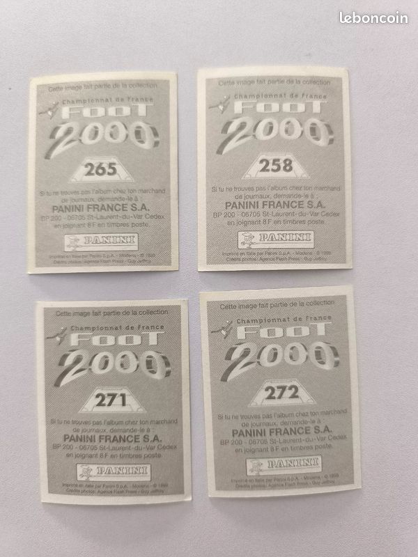 86 - JEROME Leroy - Panini Superfoot 1998/99 EUR 1,00