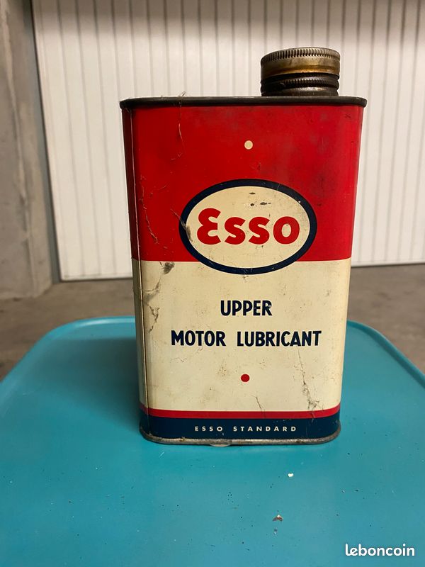 Bidon ESSO Standard Vintage Rouillé – Décoration Garage Rétro / Collection Petroliana – Années 50/60 20L - Collection