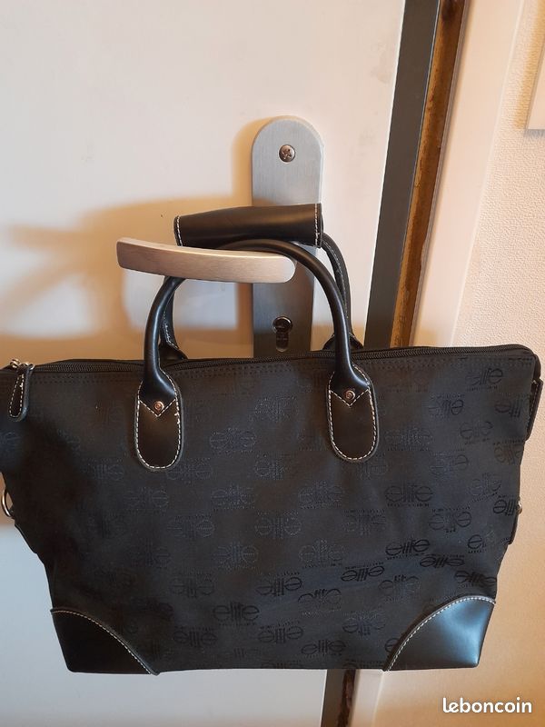 Sac Bandoulière ELITE En Cuir Grainé épais Camel - Petit Modèle élégant Avec Sac De Rangement