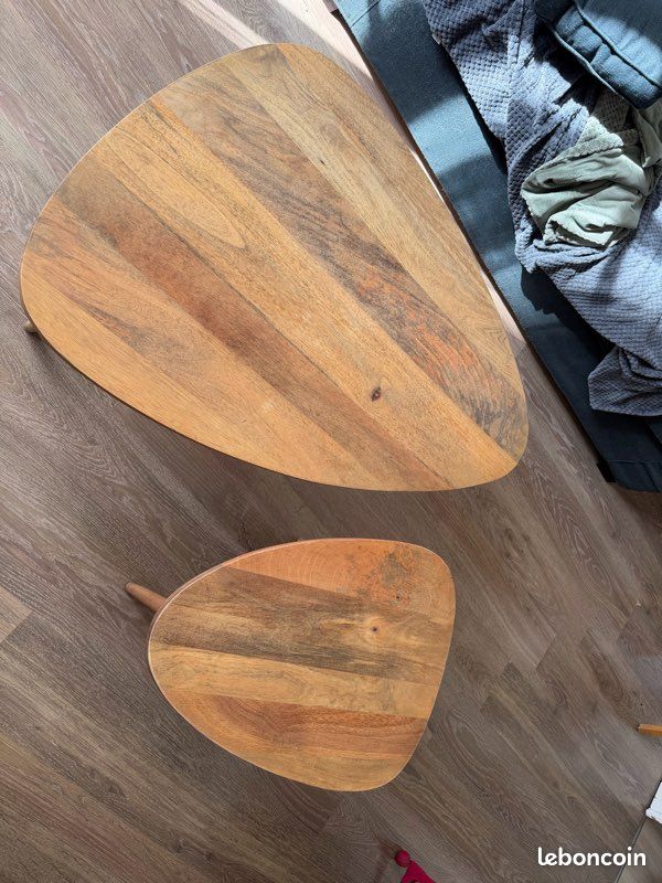 Table basse bois vintage (image 6)