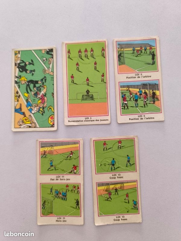 Lot 17 Stickers Panini Foot 1980 | SC Bastia | Complets Et Non Collés | VF