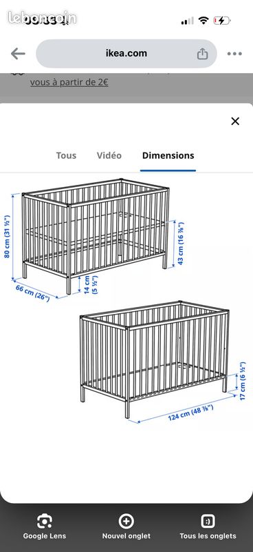 Lit bébé (image 2)