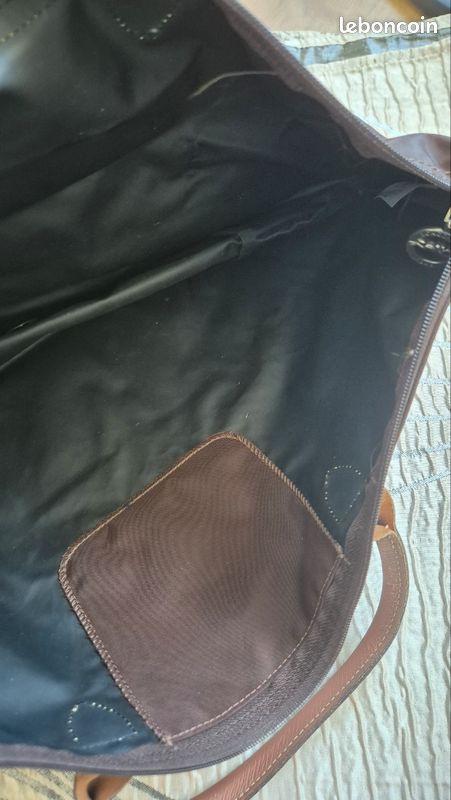 Sac Longchamp M marron (image 7)
