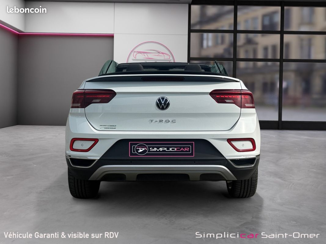 VOLKSWAGEN T-ROC CABRIOLET 1.5 TSI EVO 150 Start/Stop DSG7 Style Garantie 12 mois (image 7)