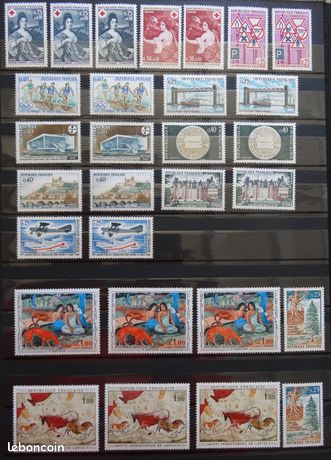 Lot Ancien De Timbres Oblitérés Vintage - Collection Philatélie Rétro - En Vrac